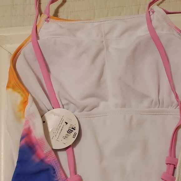 NWT Decree tie dyed one piece swimsuit size Medium - Picture 4 of 9
